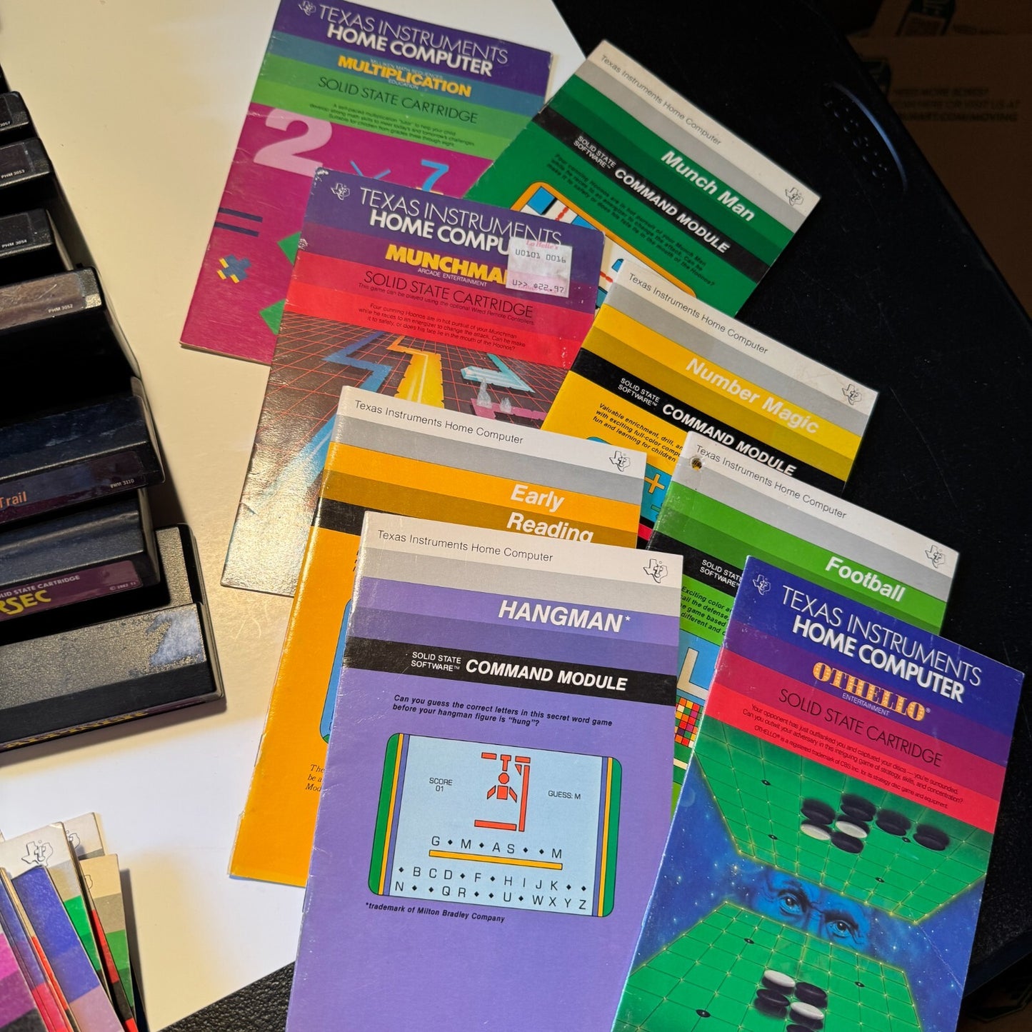 1982 TEXAS INSTRUMENTS TI-99/4A HOME COMPUTER LOT OF 20 + 20+ MANUALS