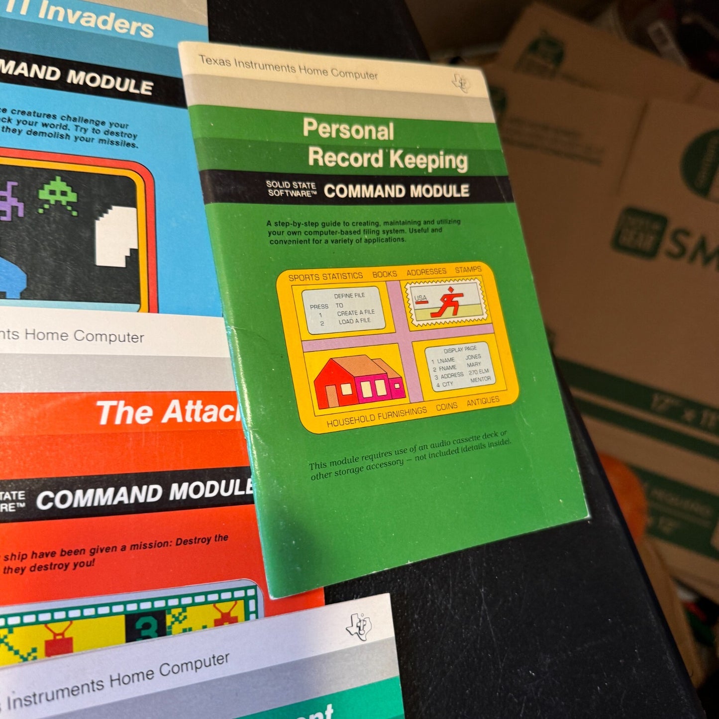 1982 TEXAS INSTRUMENTS TI-99/4A HOME COMPUTER LOT OF 20 + 20+ MANUALS
