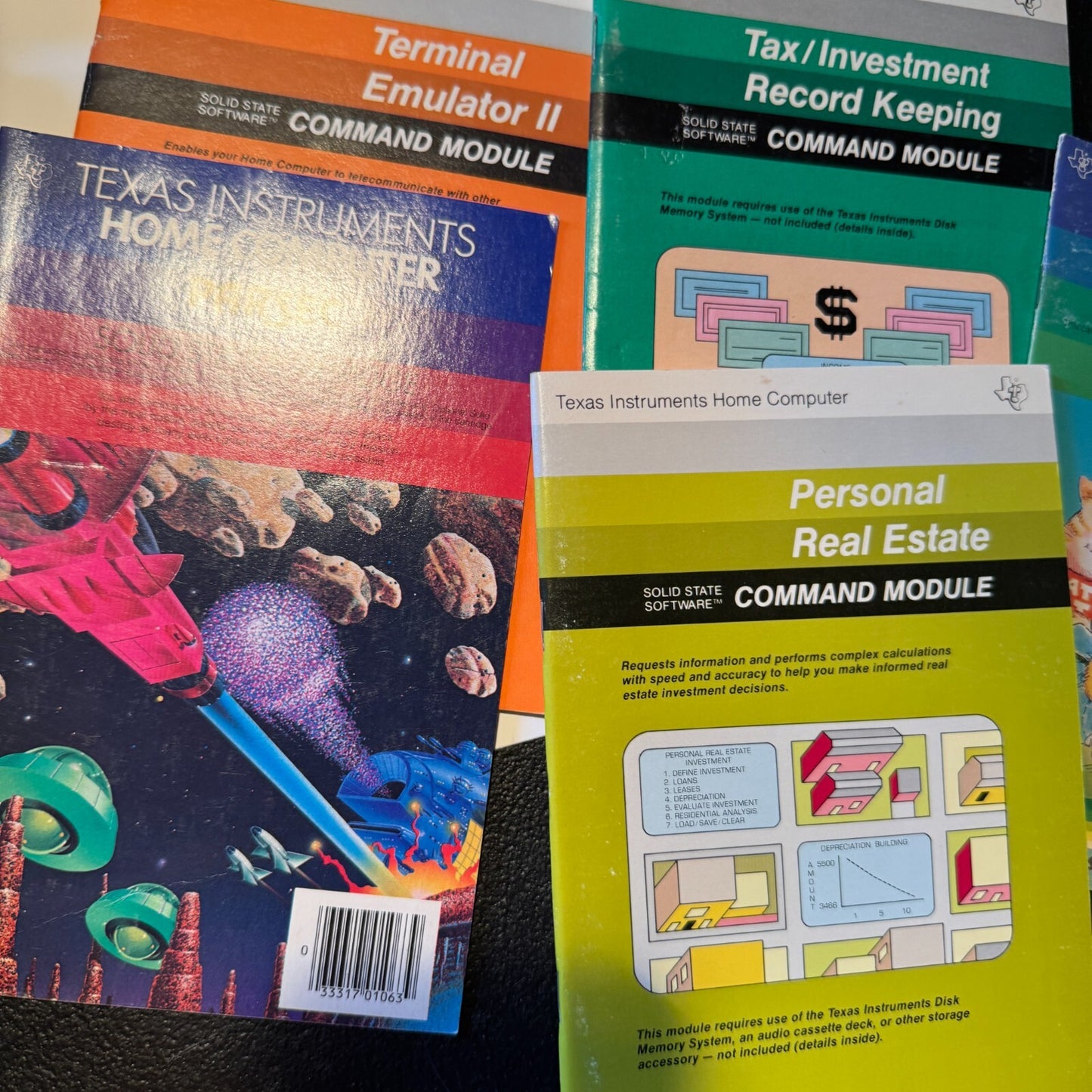1982 TEXAS INSTRUMENTS TI-99/4A HOME COMPUTER LOT OF 20 + 20+ MANUALS