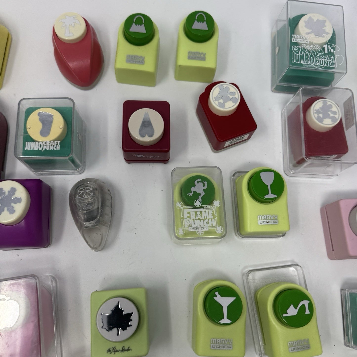 ⭐️Lot Of 35 Paper Punch Craft⭐️Marvy Uchida, Carl, Fiskers, More⭐️Crafting⭐️