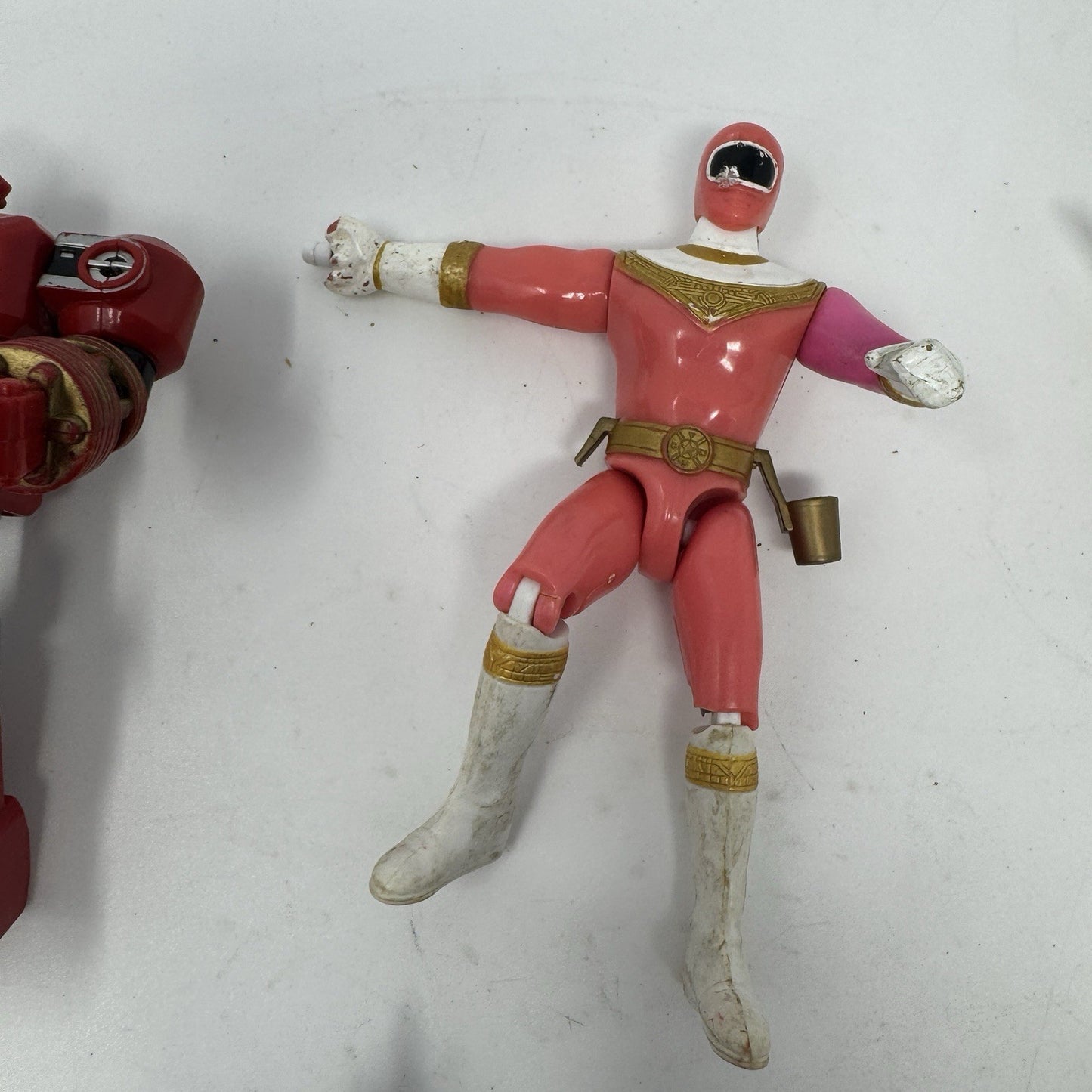 1996 Power Rangers Red Ranger Zeo Megazord Lot Red Bandai