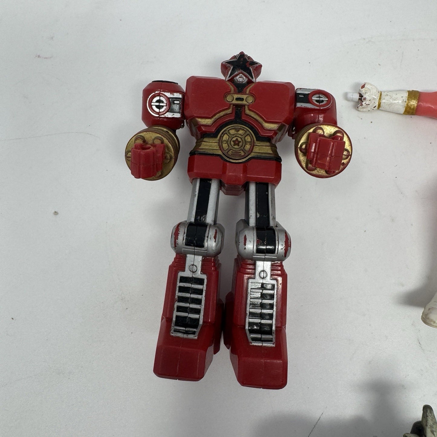 1996 Power Rangers Red Ranger Zeo Megazord Lot Red Bandai