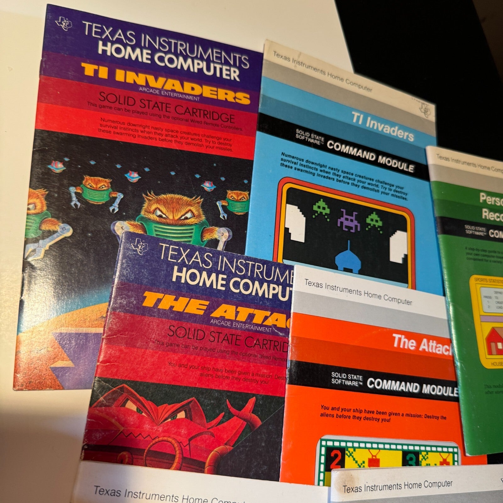 1982 TEXAS INSTRUMENTS TI-99/4A HOME COMPUTER LOT OF 20 + 20+ MANUALS