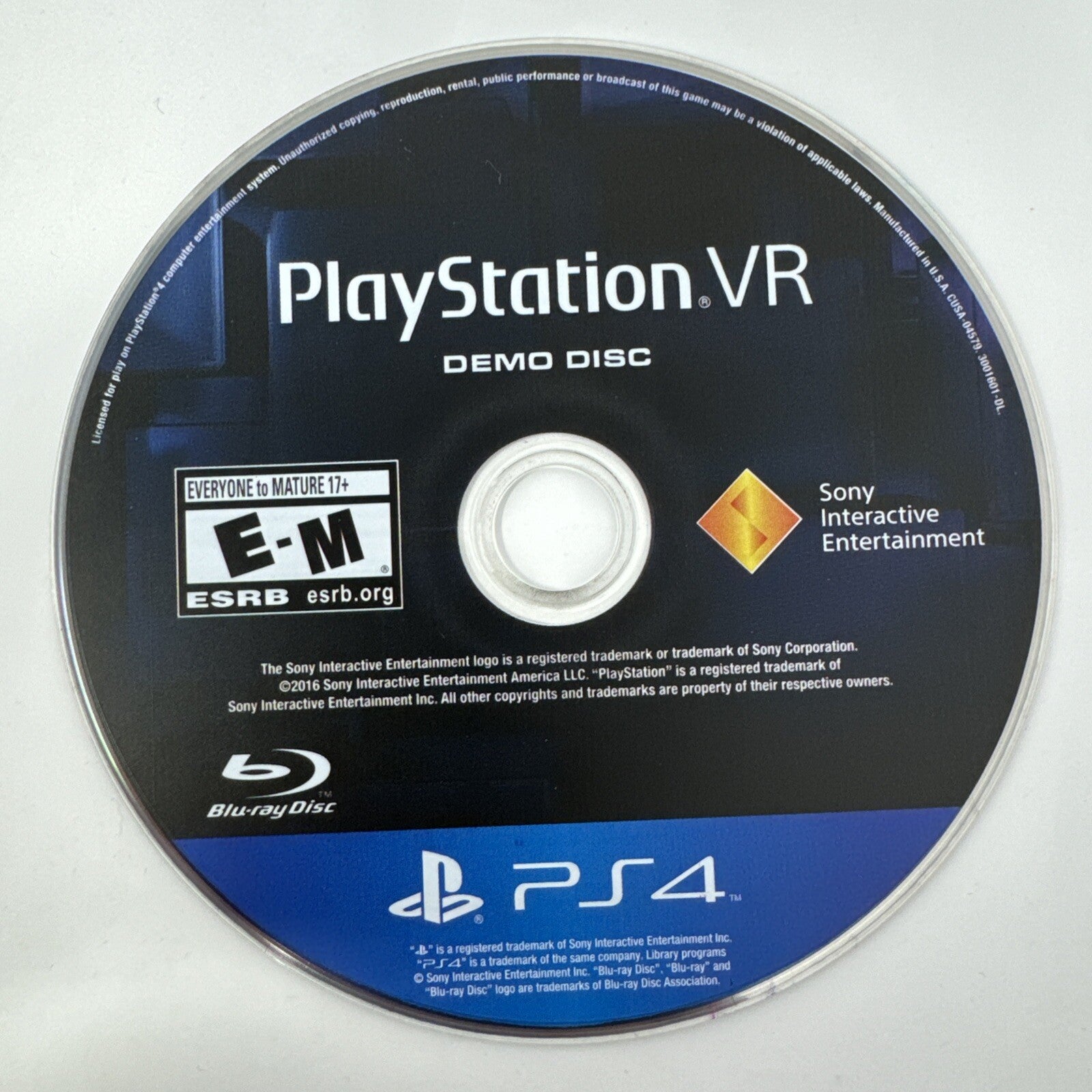 PlayStation VR Demo Disc English PS4 - Disc Only