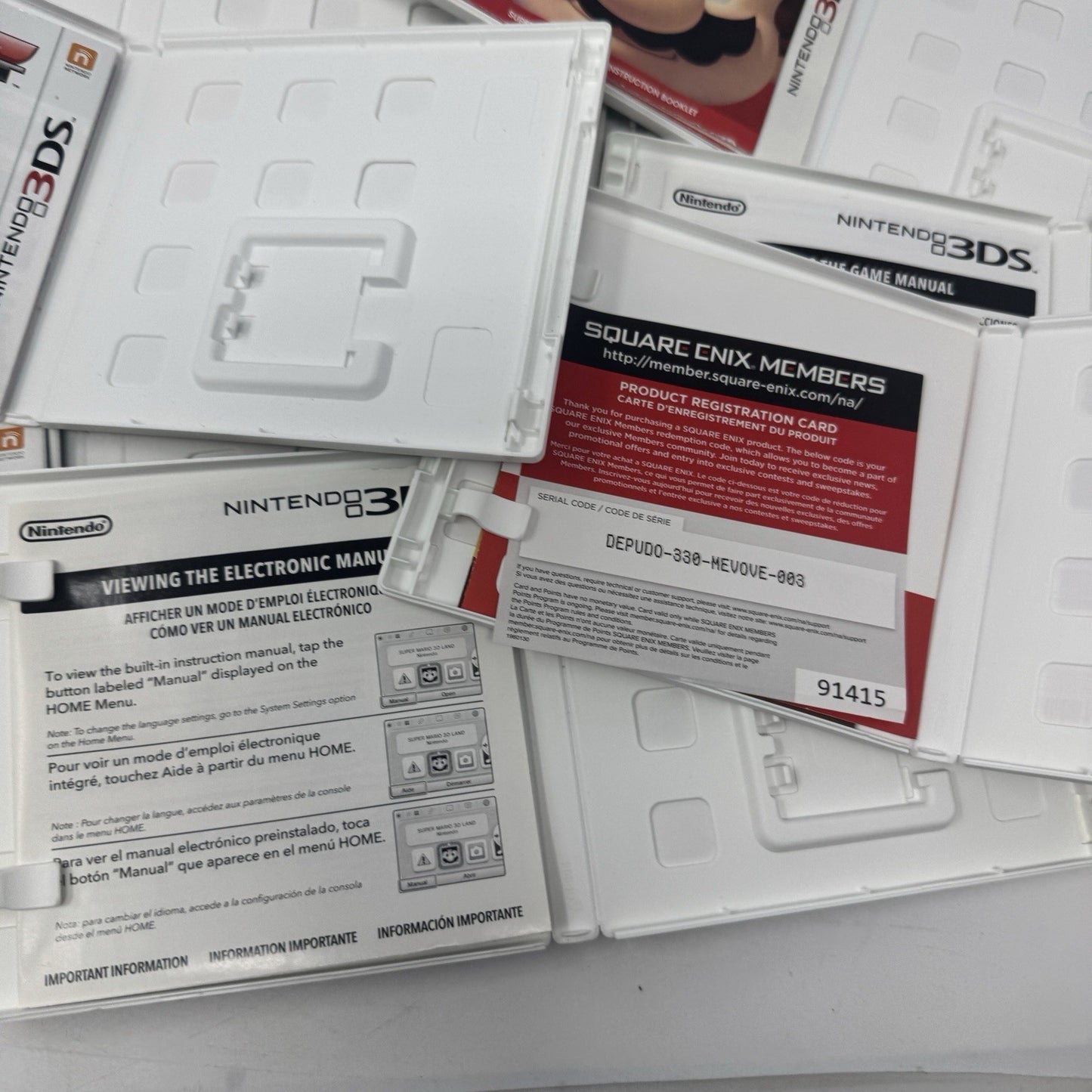 *No Games* Lot of 10 Nintendo 3DS Manuals Cases Only Mario, Tomodachi Life Zelda