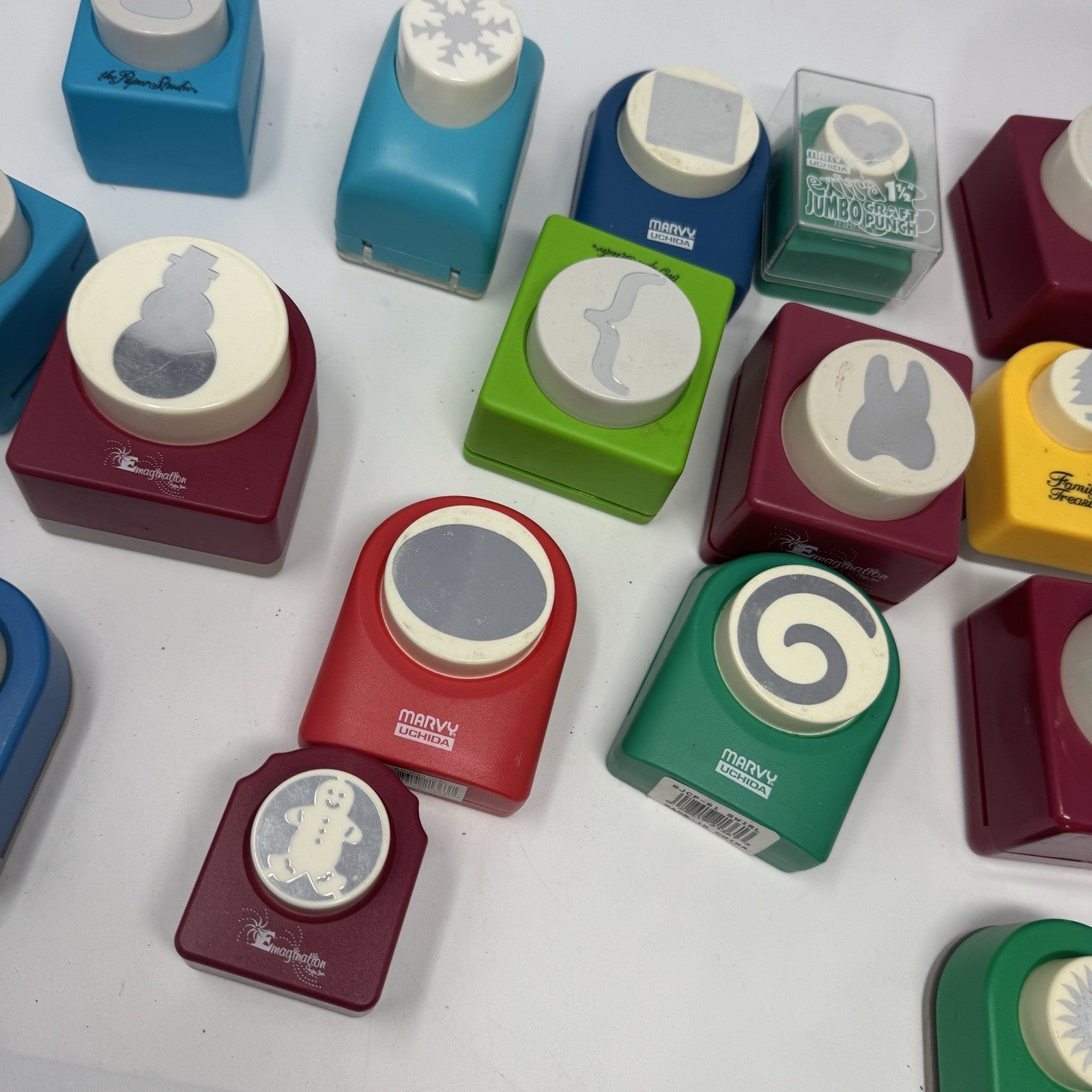 ⭐️Lot Of 18 Paper Punch Craft⭐️LARGE! JUMBO SIZED